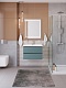 BelBagno Тумба с раковиной Kraft 75 подвесная Голубой матовый – фотография-26