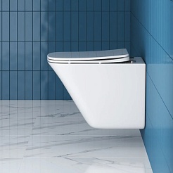 BelBagno Унитаз подвесной Marmi BB052CHR – фотография-9