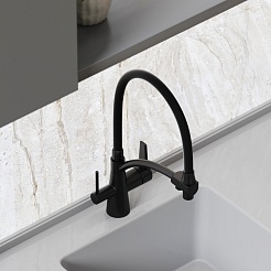 Sancos Смеситель для кухни Eri SC4001MB матовый черный – фотография-5