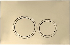 Ceruttispa Клавиша смыва CR05CG шампань золотой – фотография-1