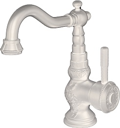 Milacio Смеситель для раковины Pekin MC.501.WH белый – фотография-1