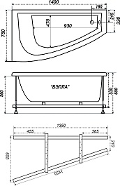 Triton Акриловая ванна Бэлла R – фотография-11