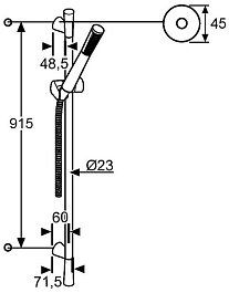 Kludi Душевой гарнитур "Kido 3914005-00" – фотография-3