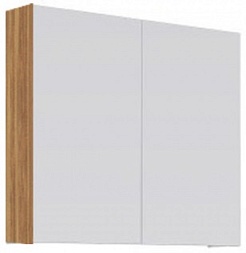 Aqwella Зеркало-шкаф для ванной МС 70 дуб сонома – фотография-1