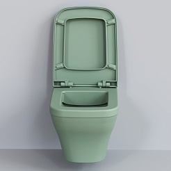 Ambassador Сиденье для унитаза Benefit мятное матовое – фотография-5