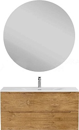 BelBagno Тумба с раковиной Etna 100 подвесная Rovere Nature с раковиной BB-8099-100 – фотография-3