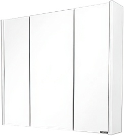 Comforty Зеркальный шкаф Женева 90 дуб белый – фотография-1