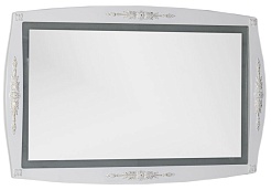 Aquanet Зеркало для ванной "Виктория 120" белый/золото – фотография-2