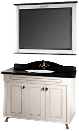 Водолей Мебель для ванной "Анжелика 110" F-2 черная – фотография-1