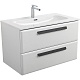 BelBagno Мебель для ванной Eco Cer-N 80 CZR-8073-80 bianco opaco ручки матовые чёрные – фотография-31
