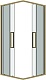 Grossman  Душевой уголок Cosmo 80x80x195 профиль золото сатин стекло прозрачное – фотография-13