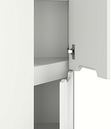 Onika Шкаф пенал Айленд 30 угловой белый – фотография-3