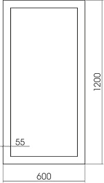 Mixline Зеркало Багет Севилья 60 белое с серебром – фотография-3
