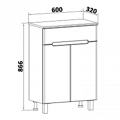 Runo Тумба Парма 60 – фотография-3