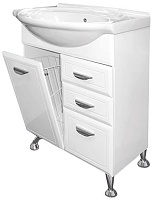 Misty Тумба для умывальника Дрея 65 с 2 ящиками и б/к