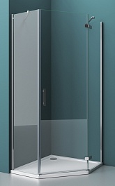 BelBagno Душевой уголок Kraft 100/100 KRAFT-P-1-100-C-Cr-R стекло прозрачное – фотография-1