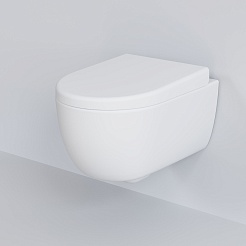 Ambassador Сиденье для унитаза Abner белое – фотография-5