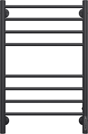 Terminus Полотенцесушитель электрический Аврора П8 500x800 черный матовый – фотография-1