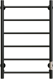 Aringa Полотенцесушитель электрический Честер 80x50 AR03015BL черный – фотография-1