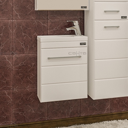 СанТа Тумба для умывальника Омега 40 Como подвесная – фото-1