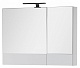 Aquanet Зеркальный шкаф "Верона 90" камерино белый – картинка-15