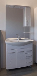 ASB-Mebel Мебель для ванной Грета 80 напольная – фотография-1