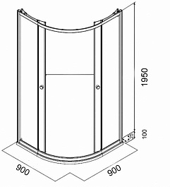 Parly Душевой уголок ZE91 – фотография-2