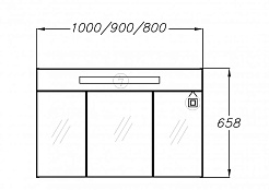  Мебель для ванной Стайл 90 белый/орегон – фотография-5