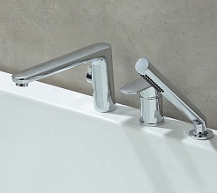 Aquatek Смеситель на борт ванны Ника AQ1848CR хром – фотография-4