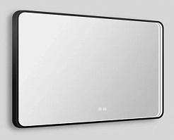 Esbano Зеркало со встроенной подсветкой ES-3311KD 100/70 матовый черный – фотография-2