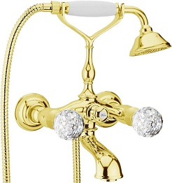 Webert Смеситель Karenina KA720201010 золото, для ванны с душем – фотография-1