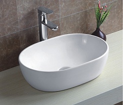 Esbano Раковина накладная Coral 48.5 белая – фотография-2