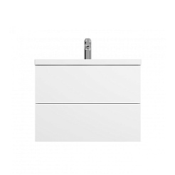 Am.Pm Мебель для ванной Gem 75 белый глянецевый с 2 ящиками – фотография-6