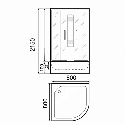 Parly Душевая кабина F81 – фотография-4