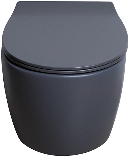 Allen Brau Чаша подвесного унитаза Fantasy 4.11004.AN антрацит – фотография-6