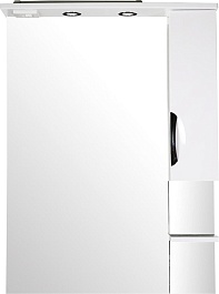 ASB-Mebel Мебель для ванной Мессина 80/3 белая – фотография-11