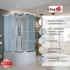 Avacan Душевая кабина 90/90 EM5090LED – фотография-2