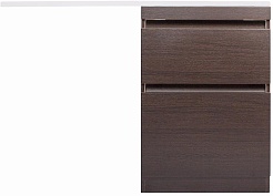 Style Line Тумба с раковиной Даллас 120 Люкс R, венге – фотография-1