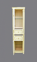 Misty Шкаф - пенал Tiffany 50 L бежевый/сусальное золото – фотография-3