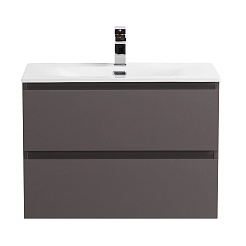 BelBagno Тумба с раковиной Kraft 60 подвесная Темно-Серый матовый с раковиной BB-8099-60 – фотография-2