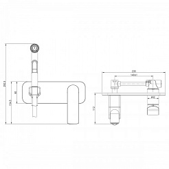Lemark Смеситель Allegro LM5919CW для биде – фотография-2