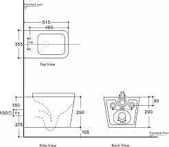 Aquanet Унитаз подвесной Tavr 2.0 W 243545 – фотография-2