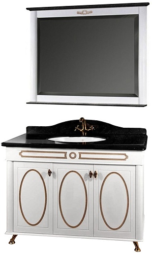 Водолей Мебель для ванной "Анжелика 100" F-1 черная – фото-1