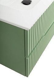 Cezares Тумба с раковиной Duet-N 80 подвесная CZR-8095-80 фисташковый софт – фотография-6