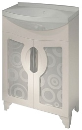 Какса-а Мебель для ванной Каприз зеркальный 65 – фотография-3