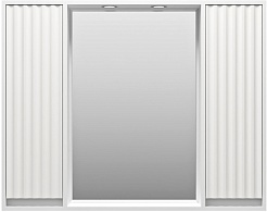 Brevita Зеркальный шкаф Balaton 100 белый – фотография-4