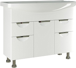 Mixline Мебель для ванной Этьен 105 белая – фотография-2