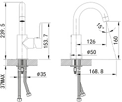 Iddis Смеситель для раковины Sena SENSBR0i01 – фотография-3