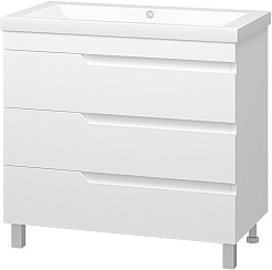 Misty Мебель для ванной Софт 90 белая – фотография-3