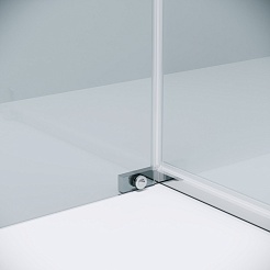 Grossman Боковая стенка Pragma 80x195 профиль хром стекло прозрачное – фотография-7